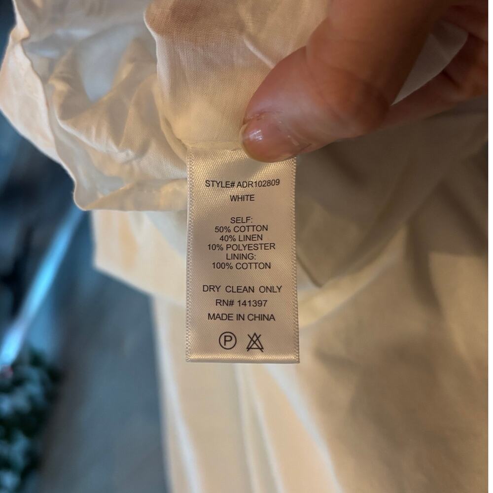ASTR THE LABEL | Bow Detail Smock Bodice Cotton Blend Dress Sz XL - Picture 6 of 8